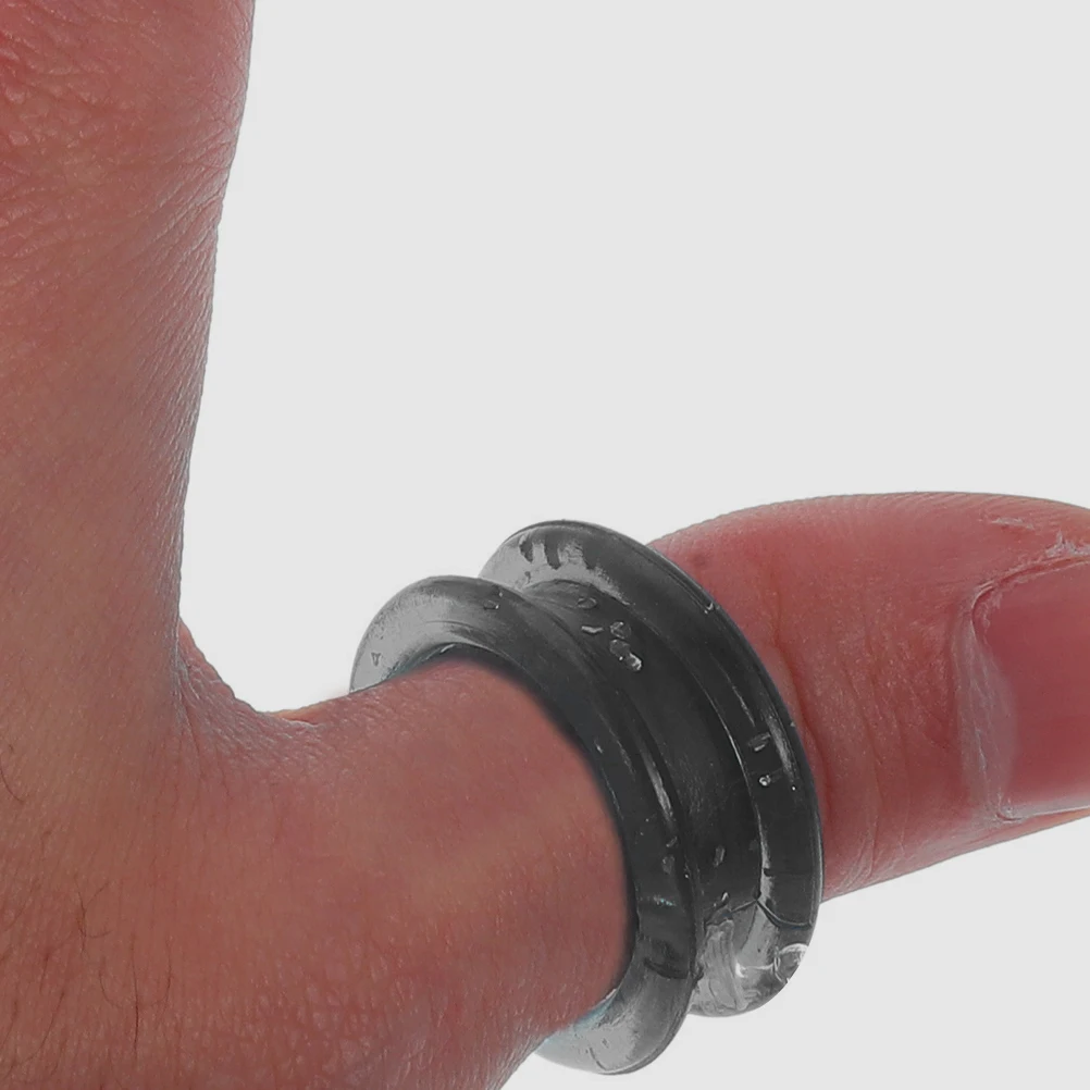 

20pcs Scissors Finger Rings Silicone Non Slip Hairdressing Pet Grooming Thumb Inserts Comfortable Kitchen Use Accessories