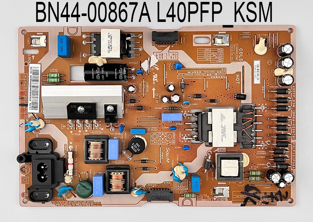 Gloednieuwe BN44-00867A L40pfp_ksm Originele Voeding Board Past Ue40k5100ak Ue40k5102ak Ua43k5310aw Ua43k5100ak Ua40k5300aj Tv