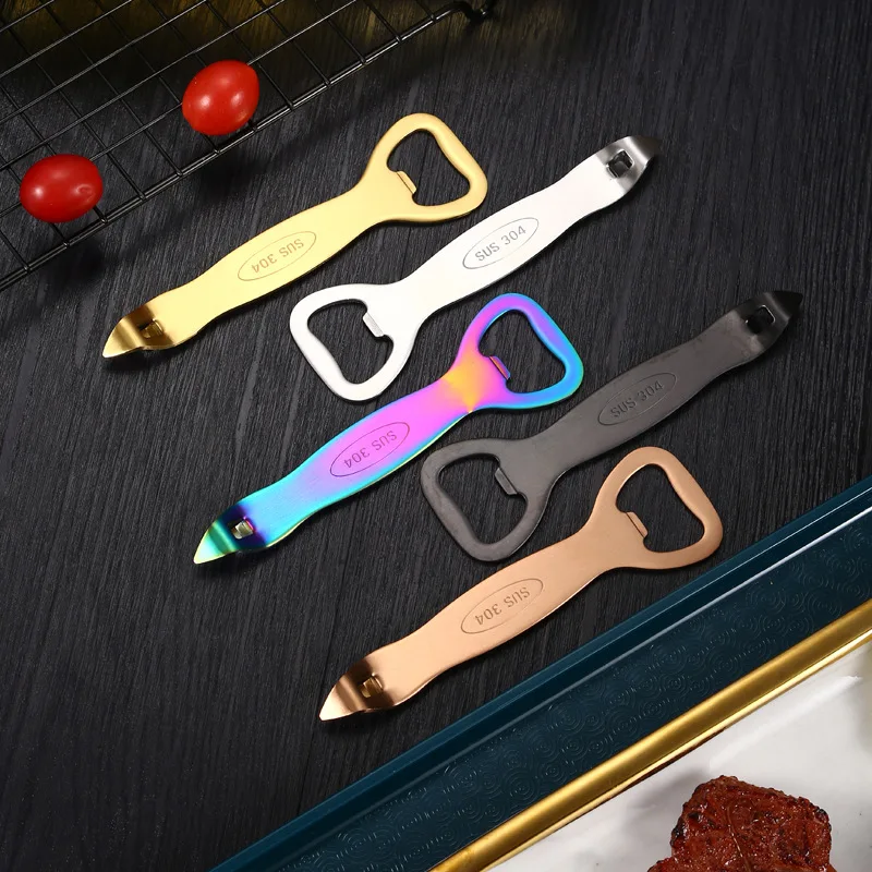 1/3/5PCS Opening Tool Easy To Clean Select Good Steel Color Mirror Bottle Opener Beer Starter Delicate Feel Thick Material