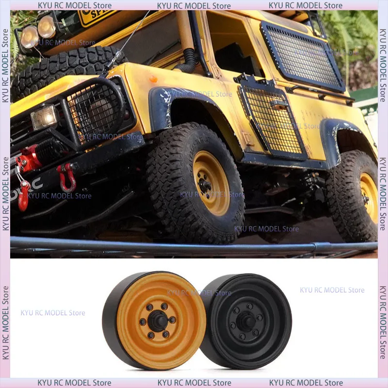 

DIRC 1 7 Inch Wheel Rims For 1 10 Scale RC Crawler Car Compatible With D90 Camel Trophy Off Road Simulation Vehicle
