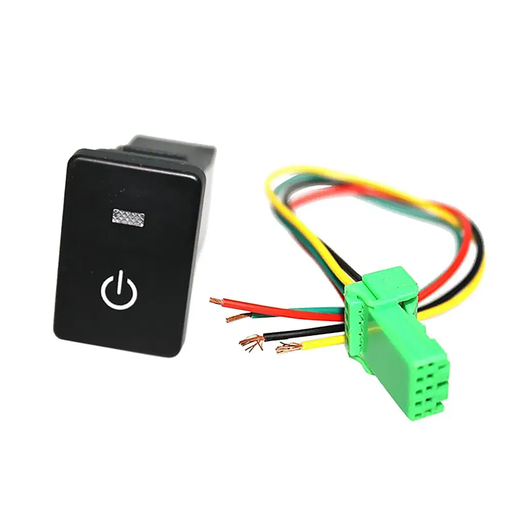 ABS Push Button on Off Switch 12V Waterproof Rocker for Toyota for sequoia for tacoma for 4runner
