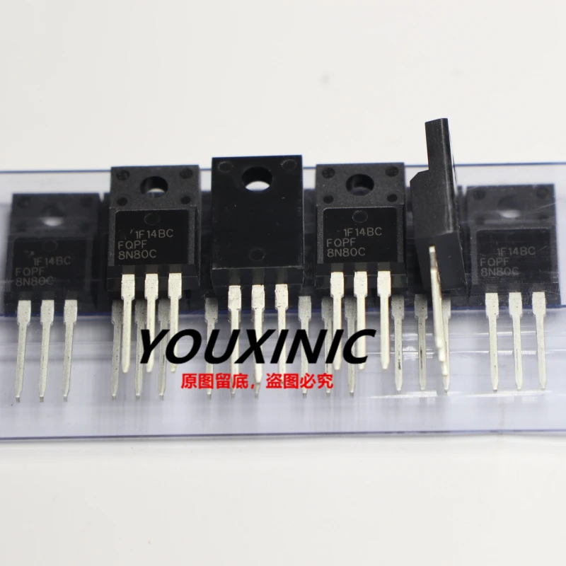 YOUXINIC 2019+ 100% New Imported Original  FQPF6N80C 6N80  FQPF8N80C 8N80C  TO-220F Field Effect  5.5A  8A 800V