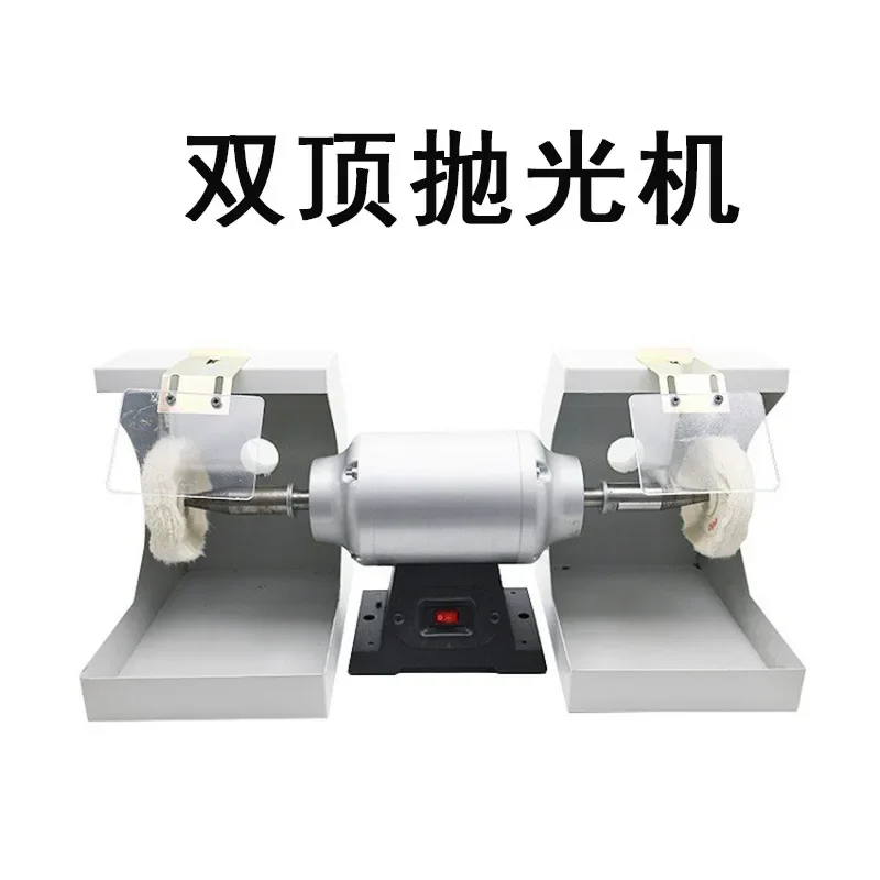 Double top polishing machine Dental desktop grinder Oral repair equipment