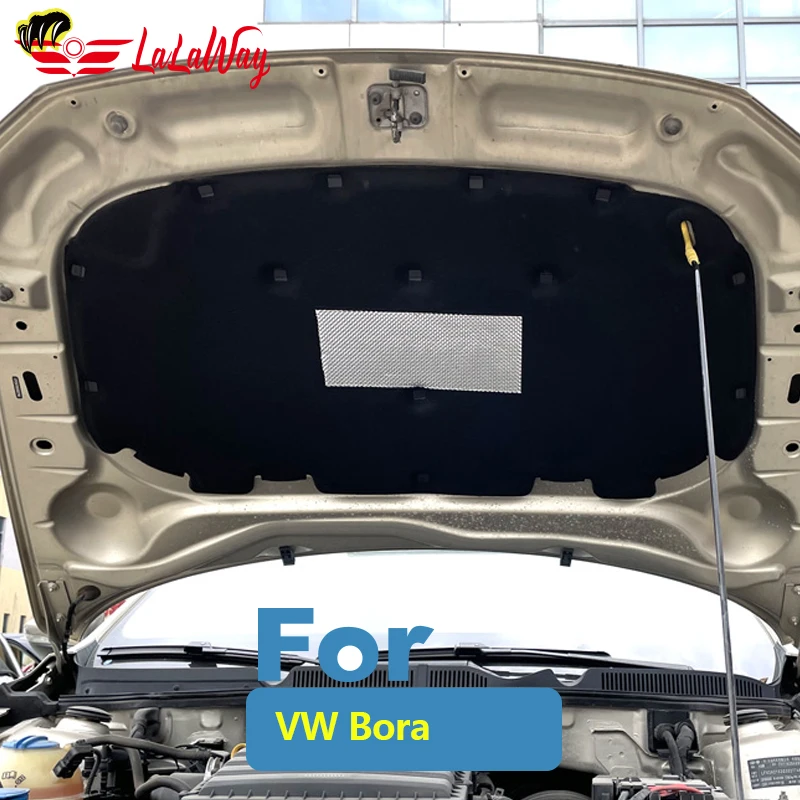 For VW Volkswagen Bora 2013-2021 17 14 15 16 18 19 Car Front Engine Hood Sound Heat Sound Insulation Cotton Pad Soundproof Mat