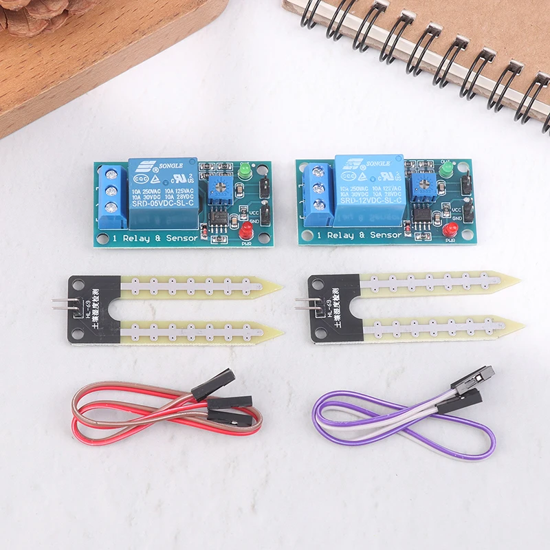 Soil Moisture Sensor Relay Control Module Automatic Watering Of The Humidity Starting Switch