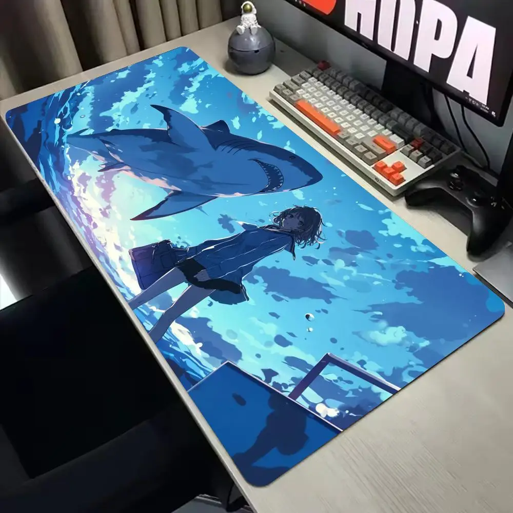 

anime ocean shark Mouse Pad Mouse pad