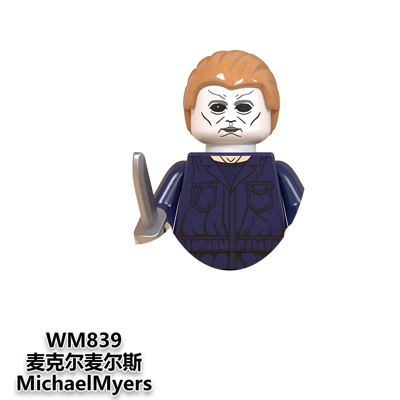 Halloween Neue Bausteine Terrifier Death Megan Minifiguren Spielzeugsteine Geschenke für Kinder und Erwachsene