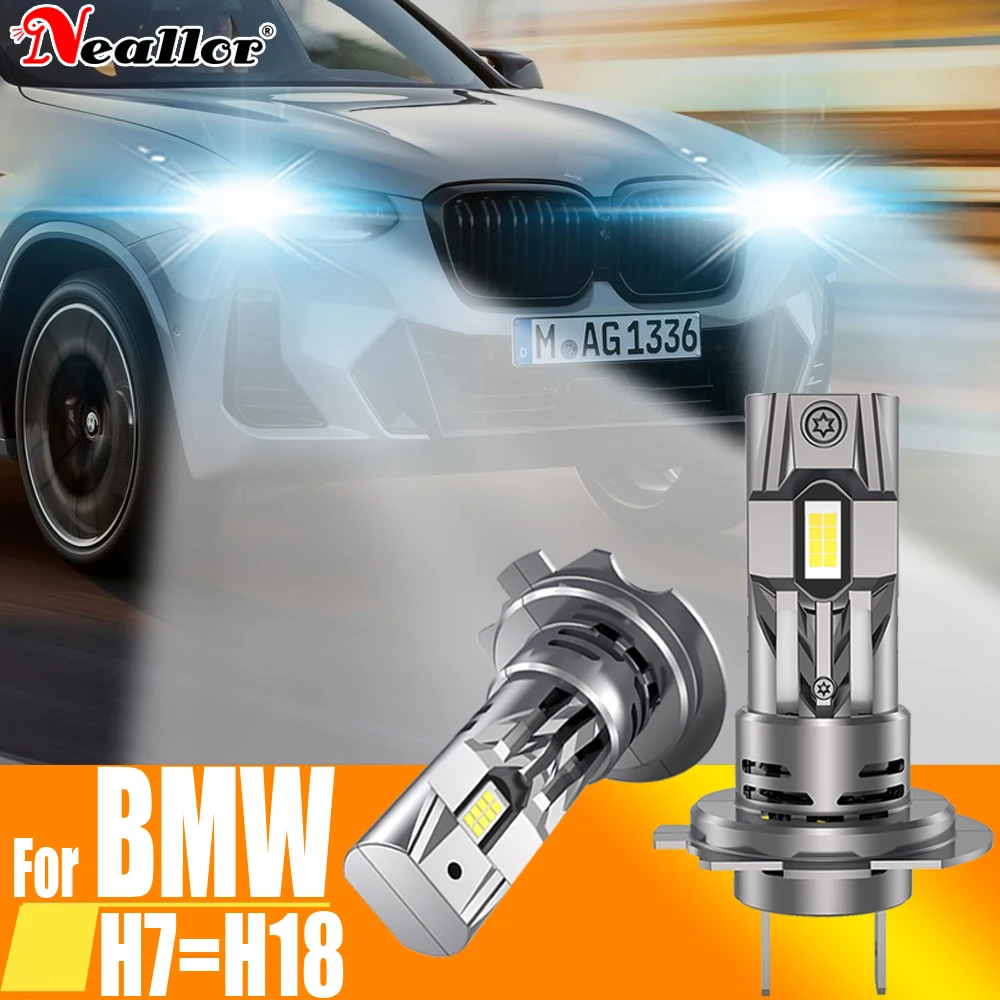 H7 Led Canbus Headlight Car Light Blub Moto Lamp 12v For BMW E36 E82 E91 X1 E84 F36 E65 E34 F32 F48 X5 E70 F22 Serie 3 1 E92 E81