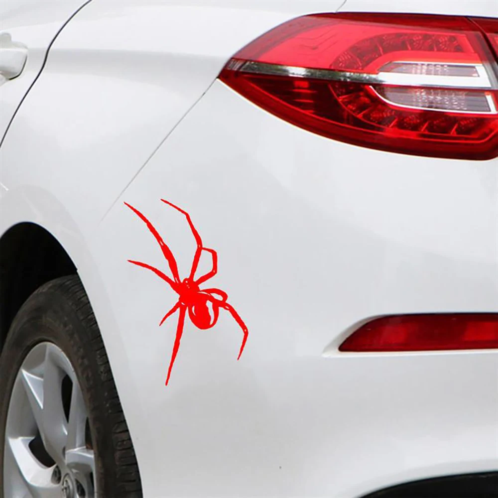 Adesivi per moto ragno Impermeabili Pannelli laterali per moto fai-da-te Serbatoio carburante Carenatura Scooter Decalcomanie in vinile Decorazione animale fresco