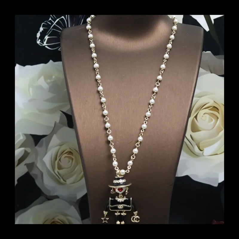 

009 маленькая кукла, капающее масло, тяжелая промышленность, легкие роскошные модные длинные универсальные аксессуары знаменитостей