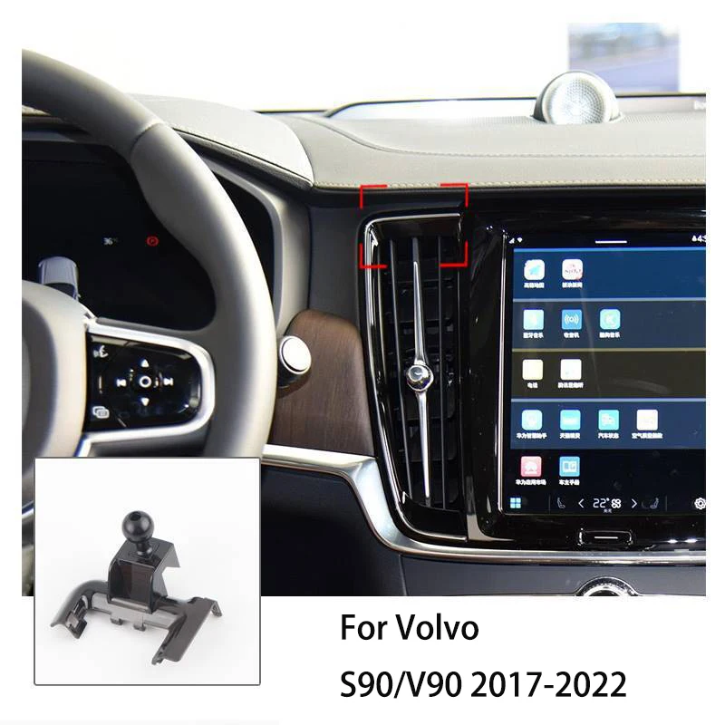 Gewijd Auto Mobiele Telefoon Standhouders Base Collocatie Beugel voor Volvo XC60 S60 V60 XC40 XC90 S90 V90