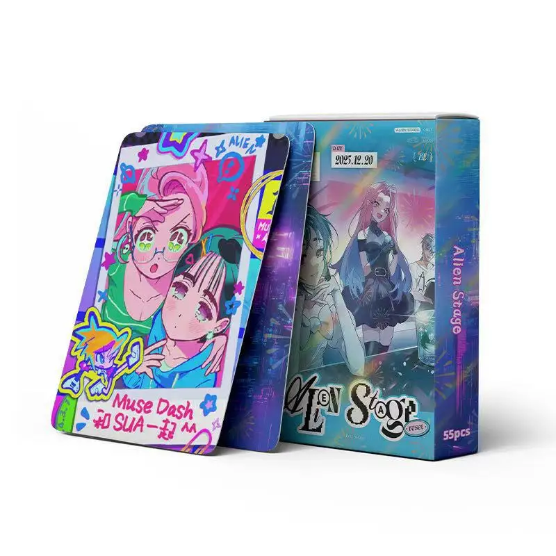 Anime Alien Stage Sua Mizi Till Luka Ivan Hyuna Cosplay-Karten DIY Holografische Karten Anime Cartoon Fotoaufkleber Freunde Geschenke – Detail 8