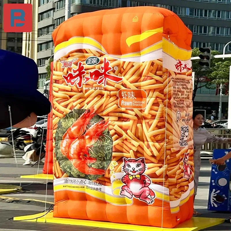 Saco De Lanche Inflável Gigante, Embalagem De Propaganda De Molde De Ar, Caixa De Biscuit, China Memórias De Infância Shopping Abertura Anúncio, Memórias De Infância