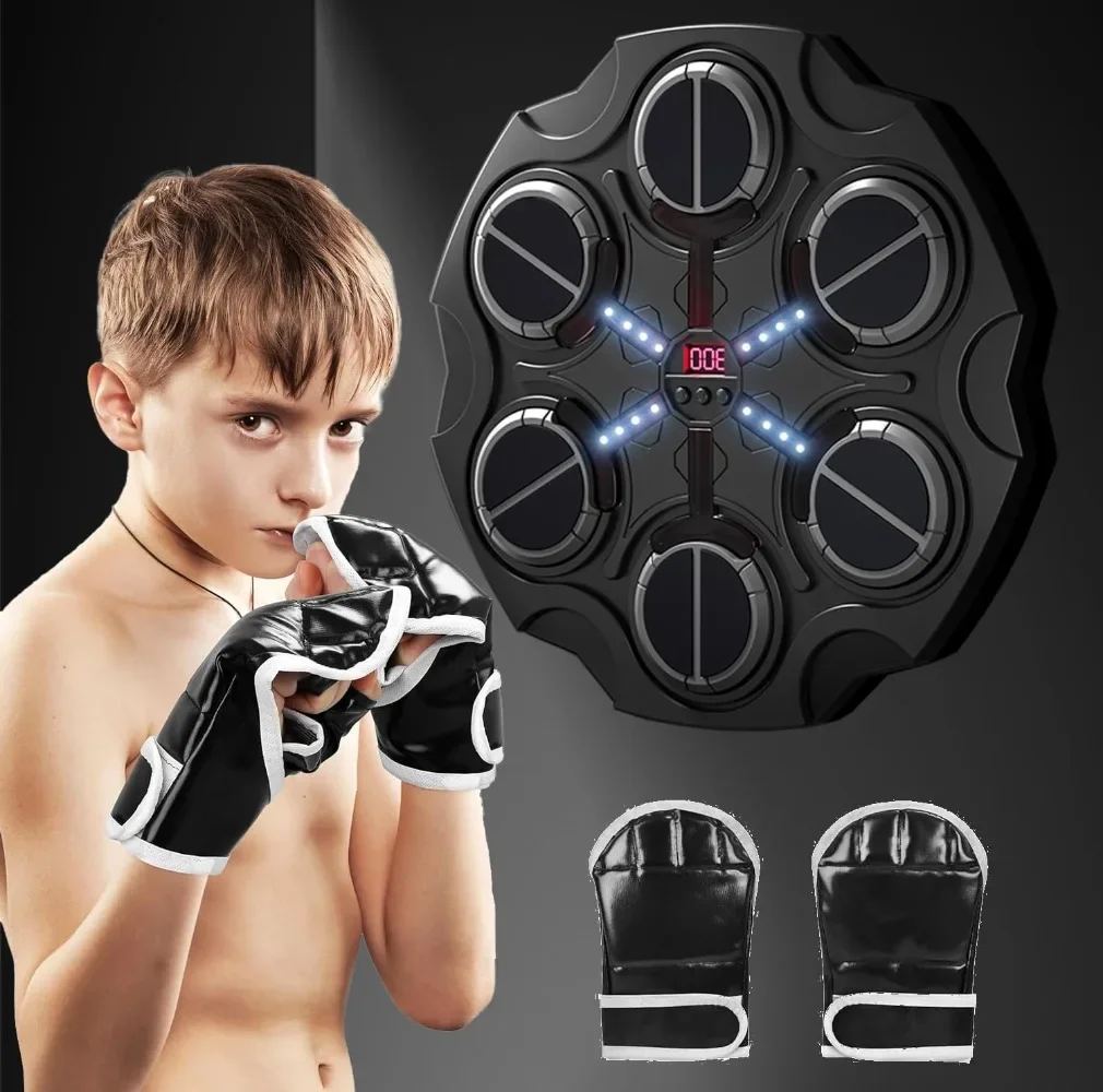 Bluetooth Smart Music Boxing Machine Target Adult Children Sanda Training Equipment Fitness Entertainment boxing simulator