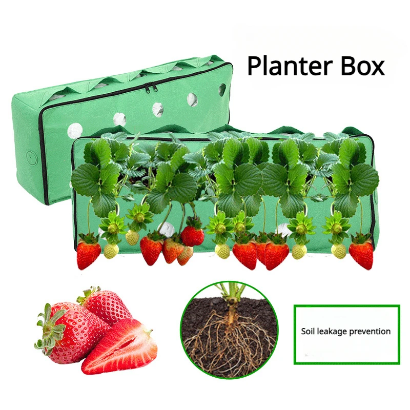 

Square Non-woven Strawberry Planting Box Fruit and Vegetable Cultivation Growth and Seedling Box For Plant