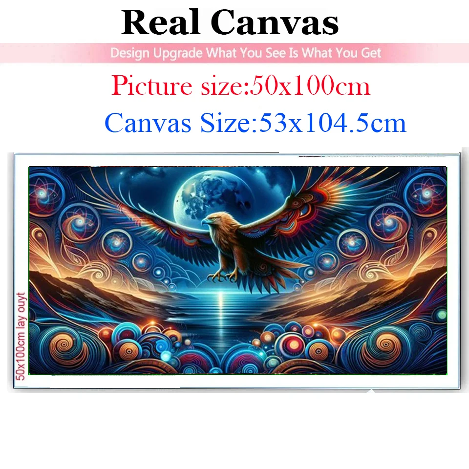 Fantasy Fierce Fly Eagle DIY Diamond Painting New 2025 Full Square Round Diamond Mosaic Embroidery Cross Stitch Craft Home Decor