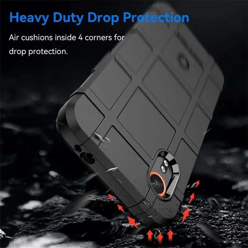Armor Shockproof Phone Case for XCover 7 Soft TPU Slim Back Case for Samsung Galaxy X Cover 7 Cover for Samsung X Cover 7 Case