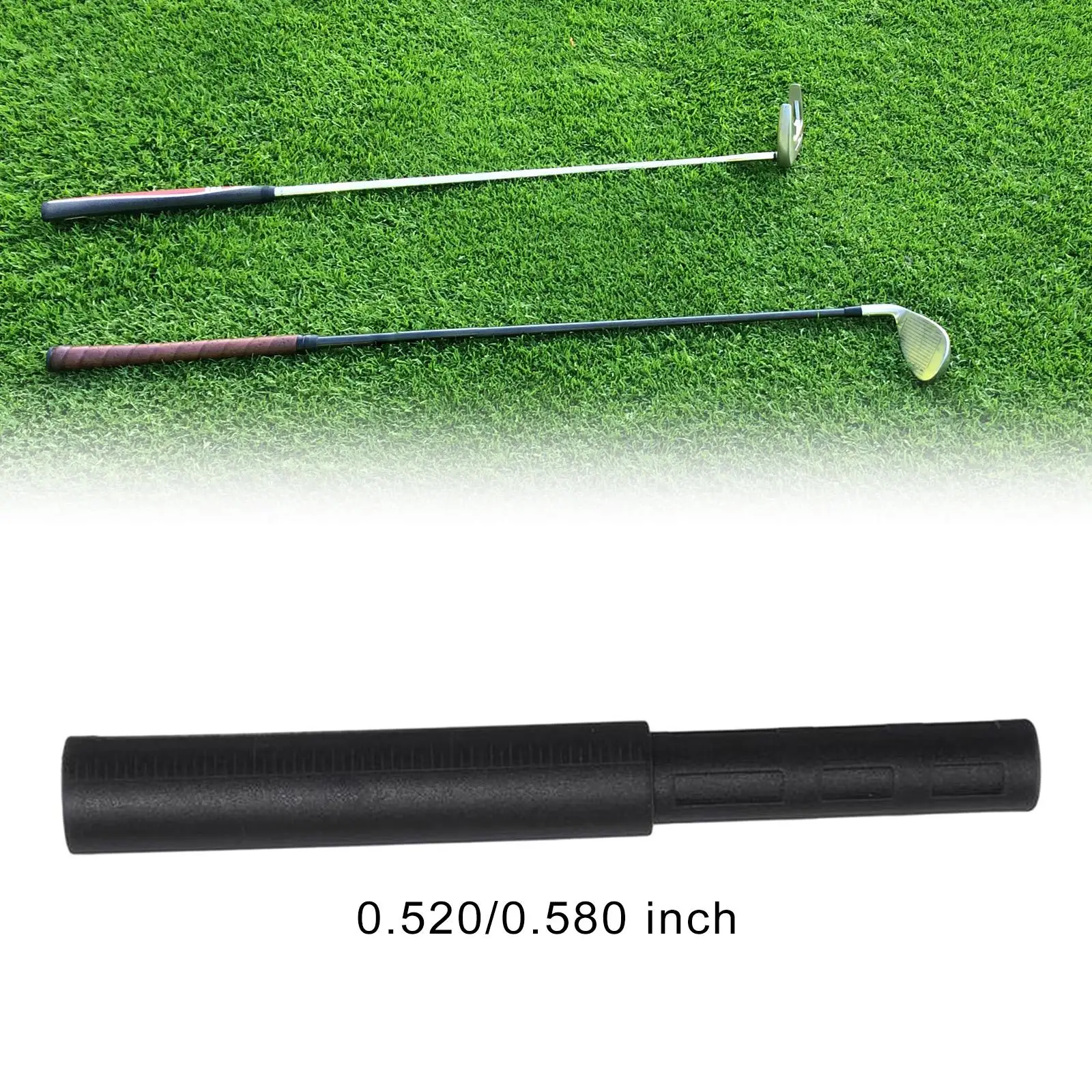 Black Golf Club Shaft Extension Premium Carbon Fiber Extends Shaft up to 3\