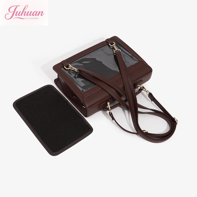 Japanese College Style Ltabag School Supplies Feeling JK Uniform Bag Women's Daily Transparent Bar Shoulder Bag Girlfriend Gifts