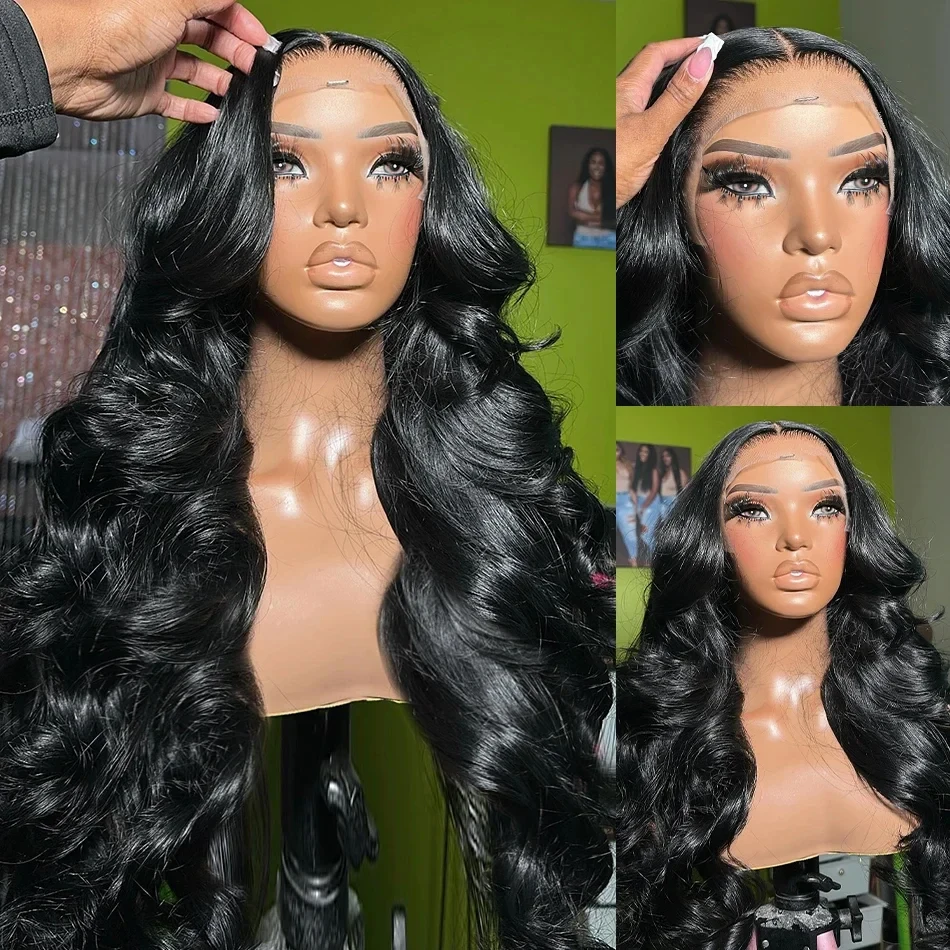 

13x4 13x6 HD Body Wave Lace Front Wig Pre Plucked 40 Inch Loose Wave Lace Frontal Wig Glueless Human Hair Wigs For Black Women