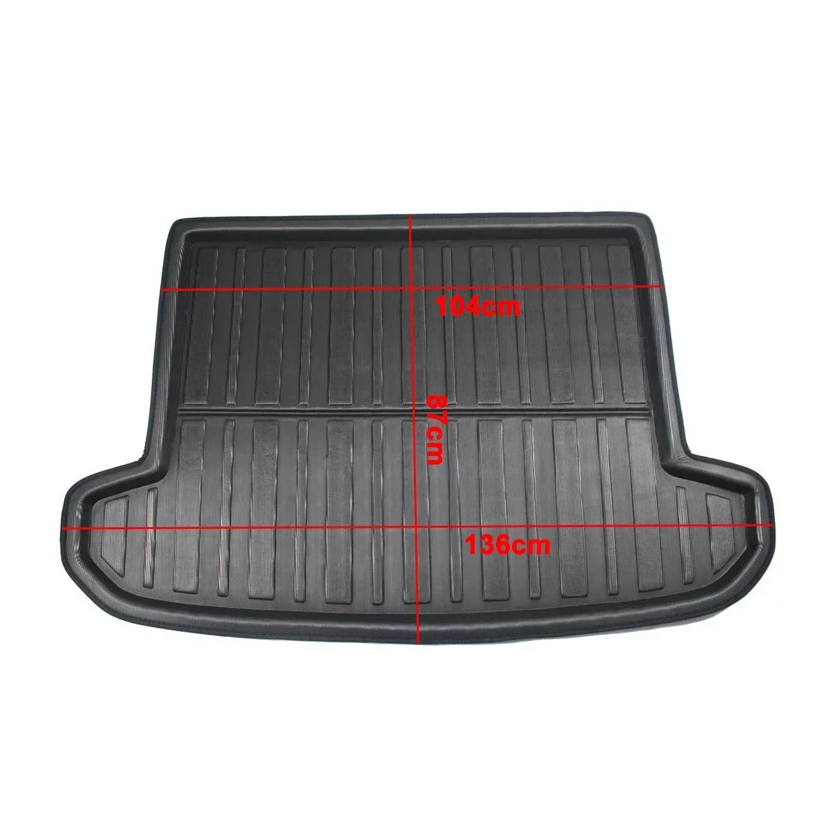 Car Tray Boot Liner Cargo Rear Trunk Cover Matt Mat Boot Liner Floor Carpet Mud For Hyundai Tucson TL 2015 2016 2017 2018 2019 image 4