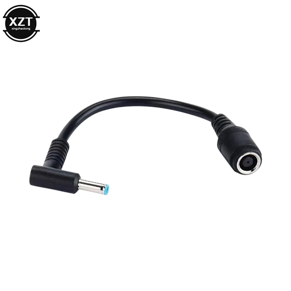 New 7.4mm To 4.5mm DC Power Charger Converter Great Replacement DC Adapter Connector Cable For HP Dell Blue Tips