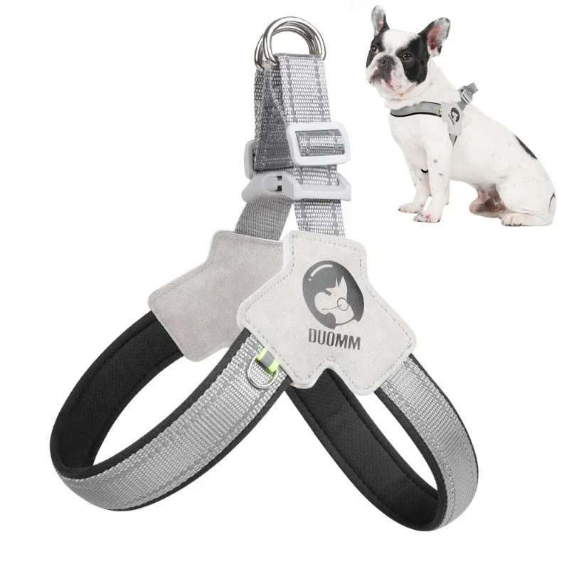 Summer No Pull Dog Harness Puppy Breathable Chest Strap For Small Medium Dogs Cats Travel Walking French Bulldog Pet Accessories