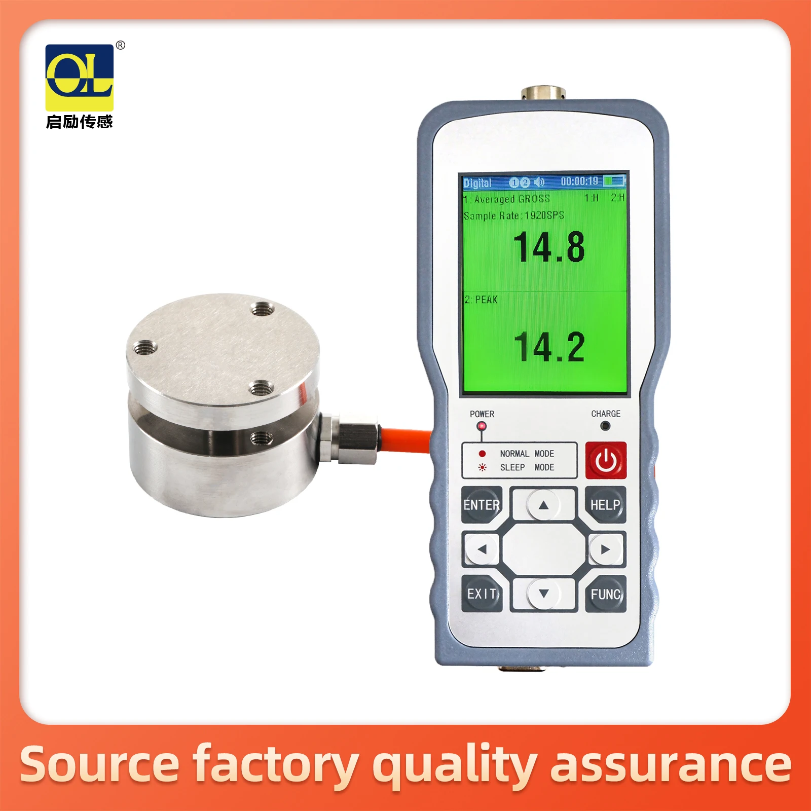 Indicator display+Micro load cell, high precision, test tension, pressure sensor weight, weight 20kg-500kg, suitable for HX711