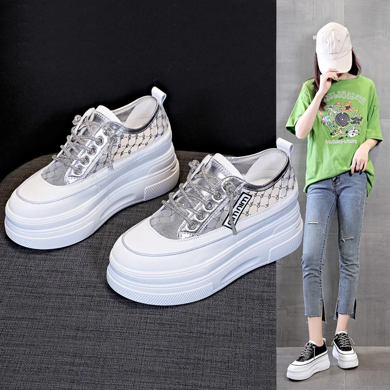 

Kids White Leather Sneakers For Boys Girls Breathable Hook And Loop Strap Casual Sports Shoes With Non Slip Rubber Sole Fashion