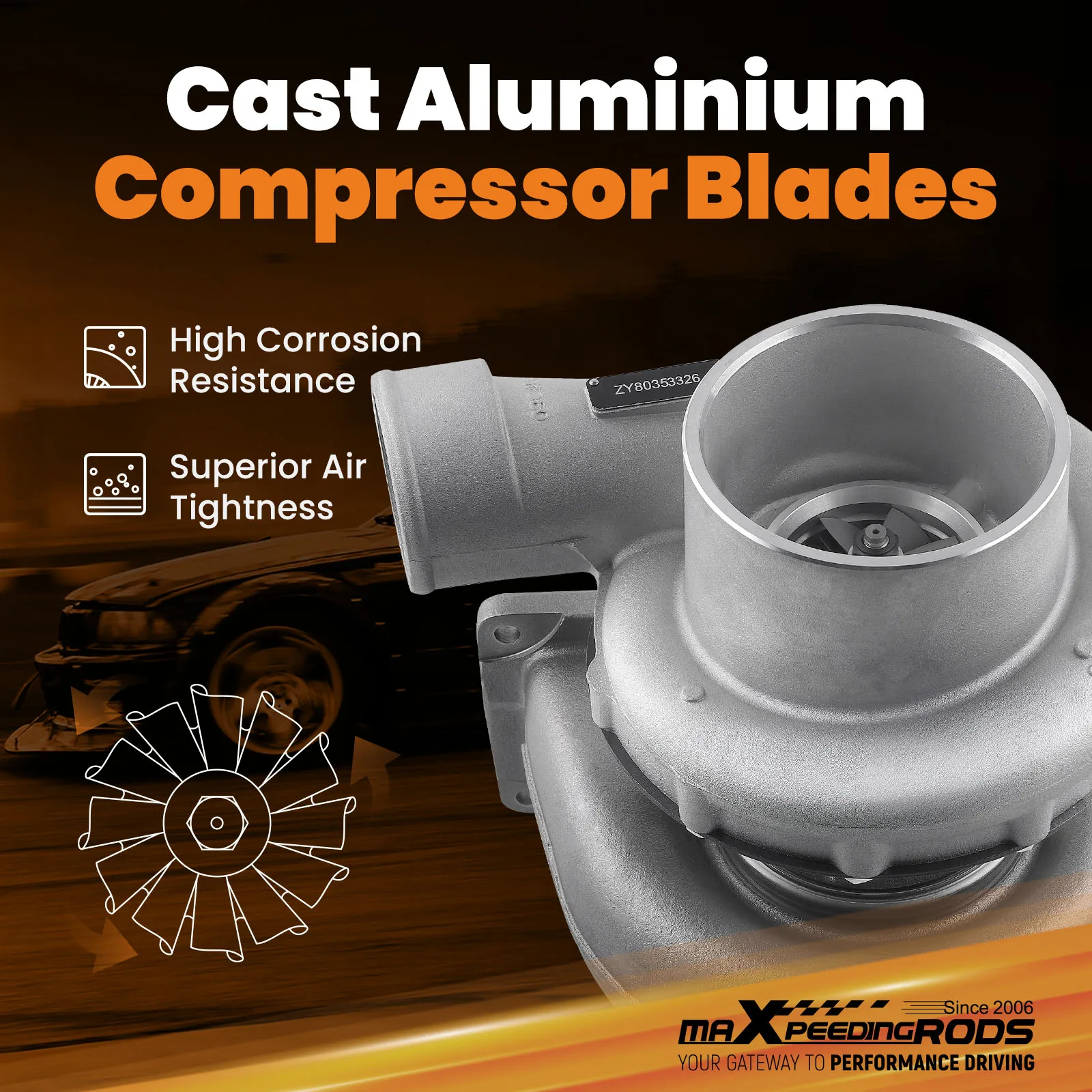 Turbocompresor Turbo para motores Cummins 1970-2012 BHT3B NTA855 88NT400 3527046