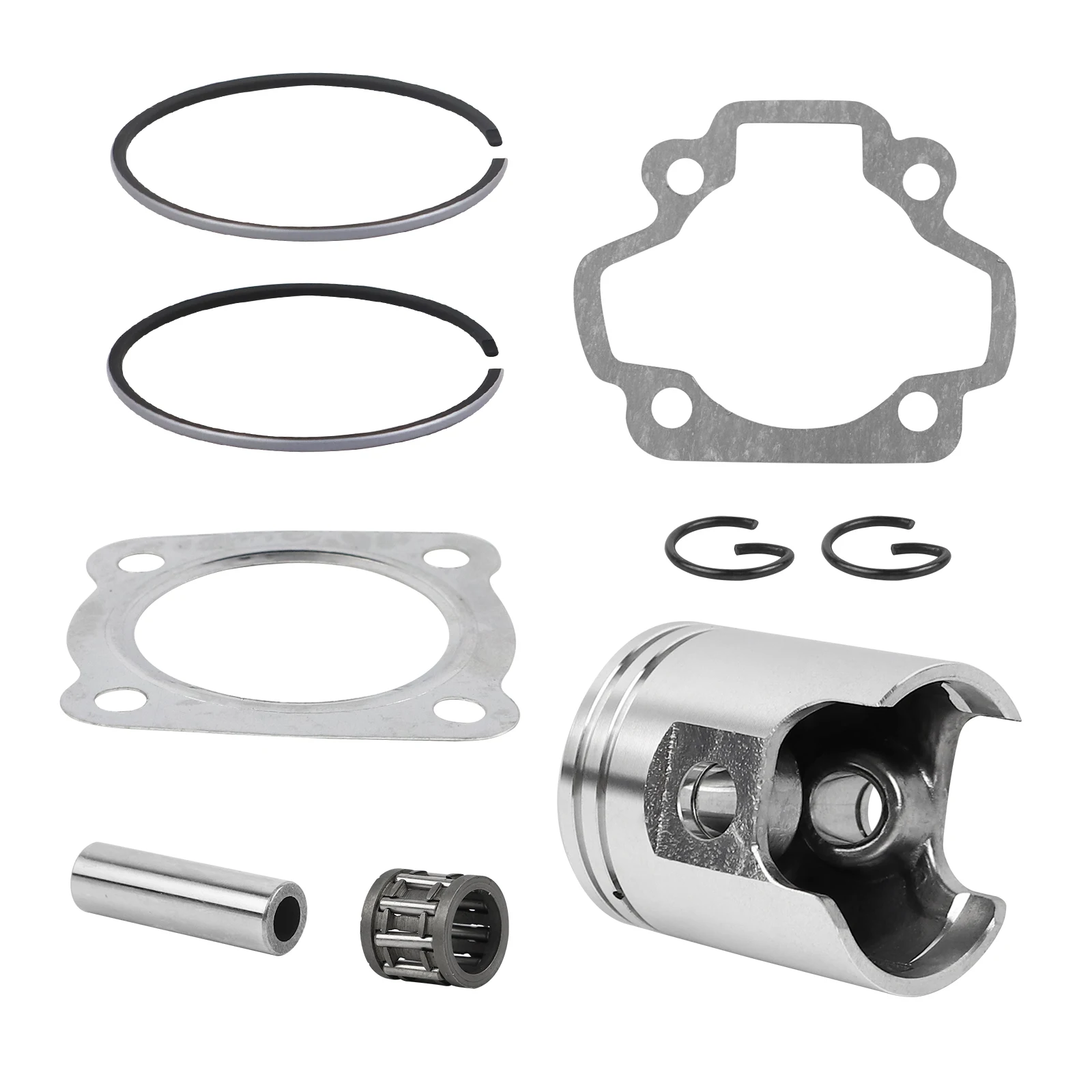 44mm Big Bore Piston Kit with Rings Needle Bearing Gasket for YAMAHA PW50 PW 50 PW60 QT60 60cc Peewee50 QT50 Dirt Pit Bike