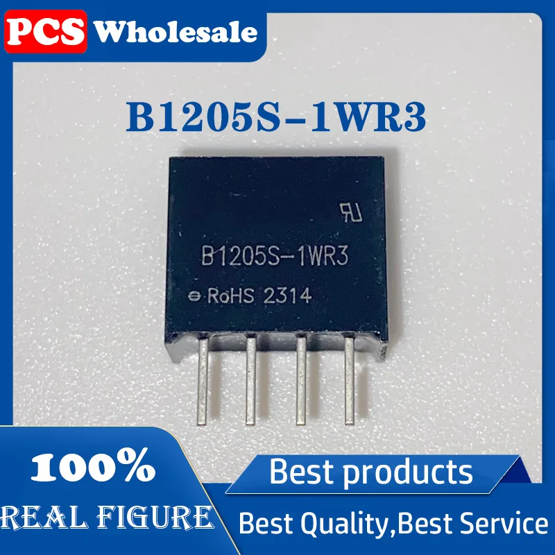 B1205S-1WR3 DC-DC power module 12V to 5V200mA 1W Isolated 1500V unregulated voltage