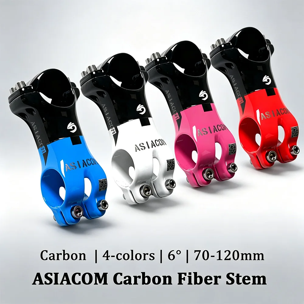 asiacom-6°-full-carbon-fiber-stem-4‑colors-fits-286mm-steerer-318mm-handlebar-for-mountain-road-bike-bicycle-parts