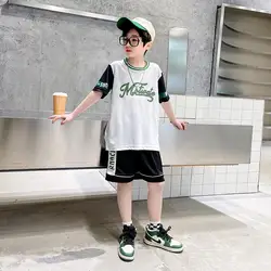 Kids Basketball Jersey Suits Quick-drying Fashionable Children Team Training Uniform Boy and Girls Shirt Sportswear Clothings