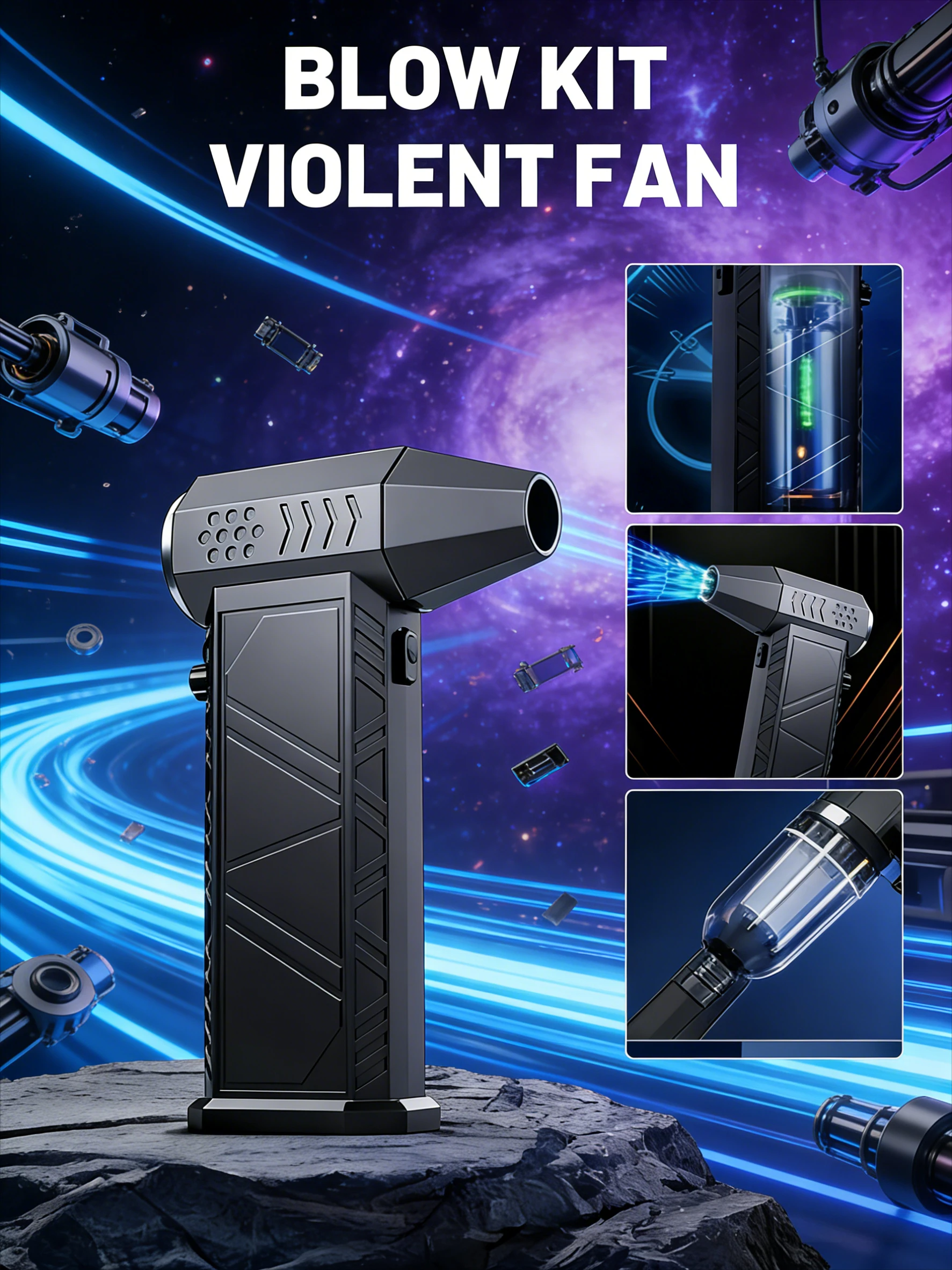 

X9 Original Brushless Turbo Jet Fan – 130K RPM, 52m/s, Rechargeable Portable Dust Blower