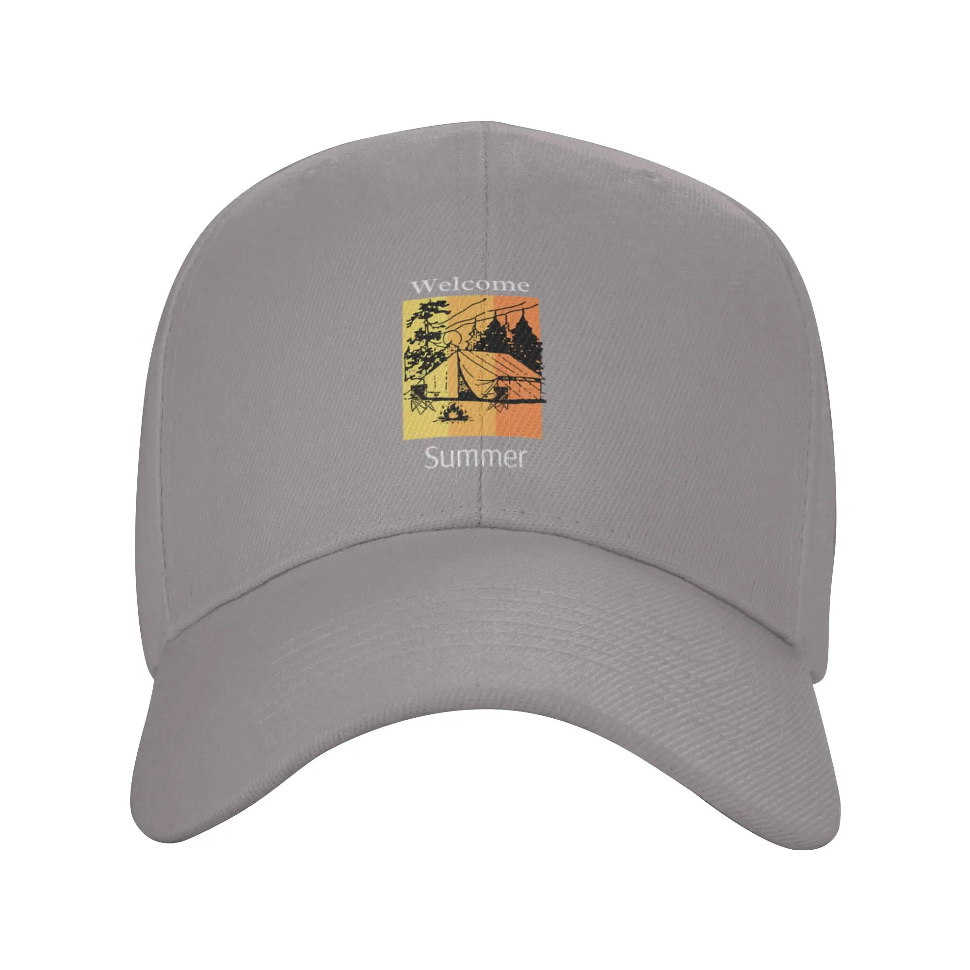 Hot Sale Retro Vibe Summer Camping Baseball Cap  Washable Golf Hat Man  Jogging Golf Hat Man