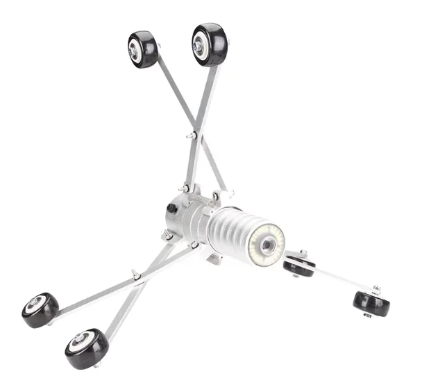 Telescopic guide wheel bracket for pipeline endoscope camera