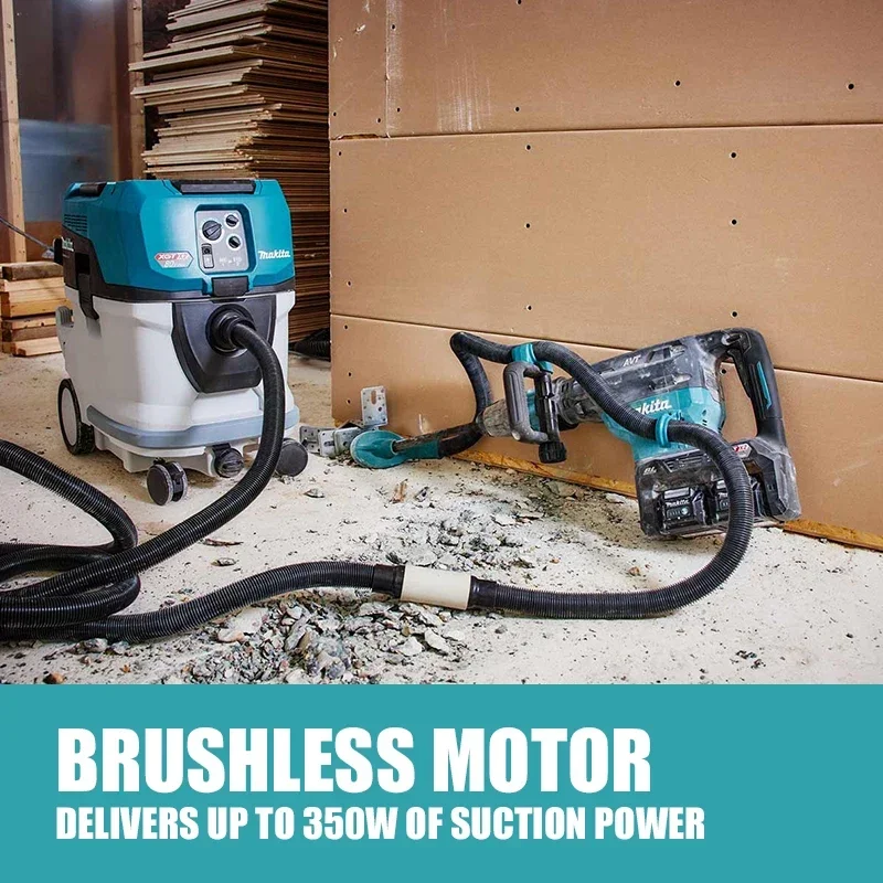 Makita VC006GMZ03 AWS Brushless Cordless Dust Extraction Vacuum M-Class 80V Power Tools Professional Wet-Dry Vacuums