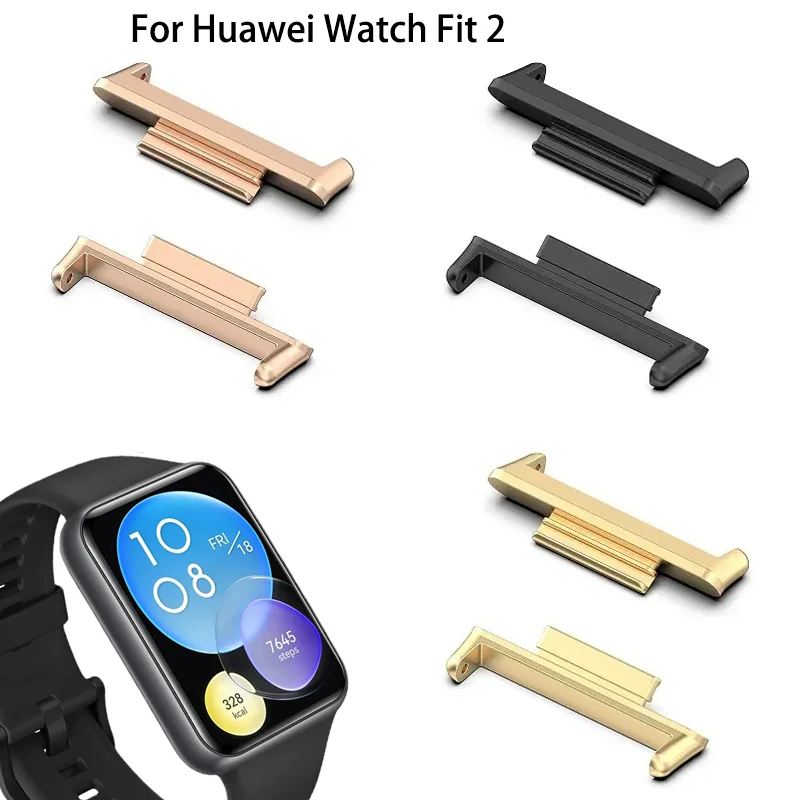 2pcs Metal Connector For Huawei watch fit 2 Replacement Bracelet Connector Adapter For Huawei Watch Fit2 Watch Strap Accessories