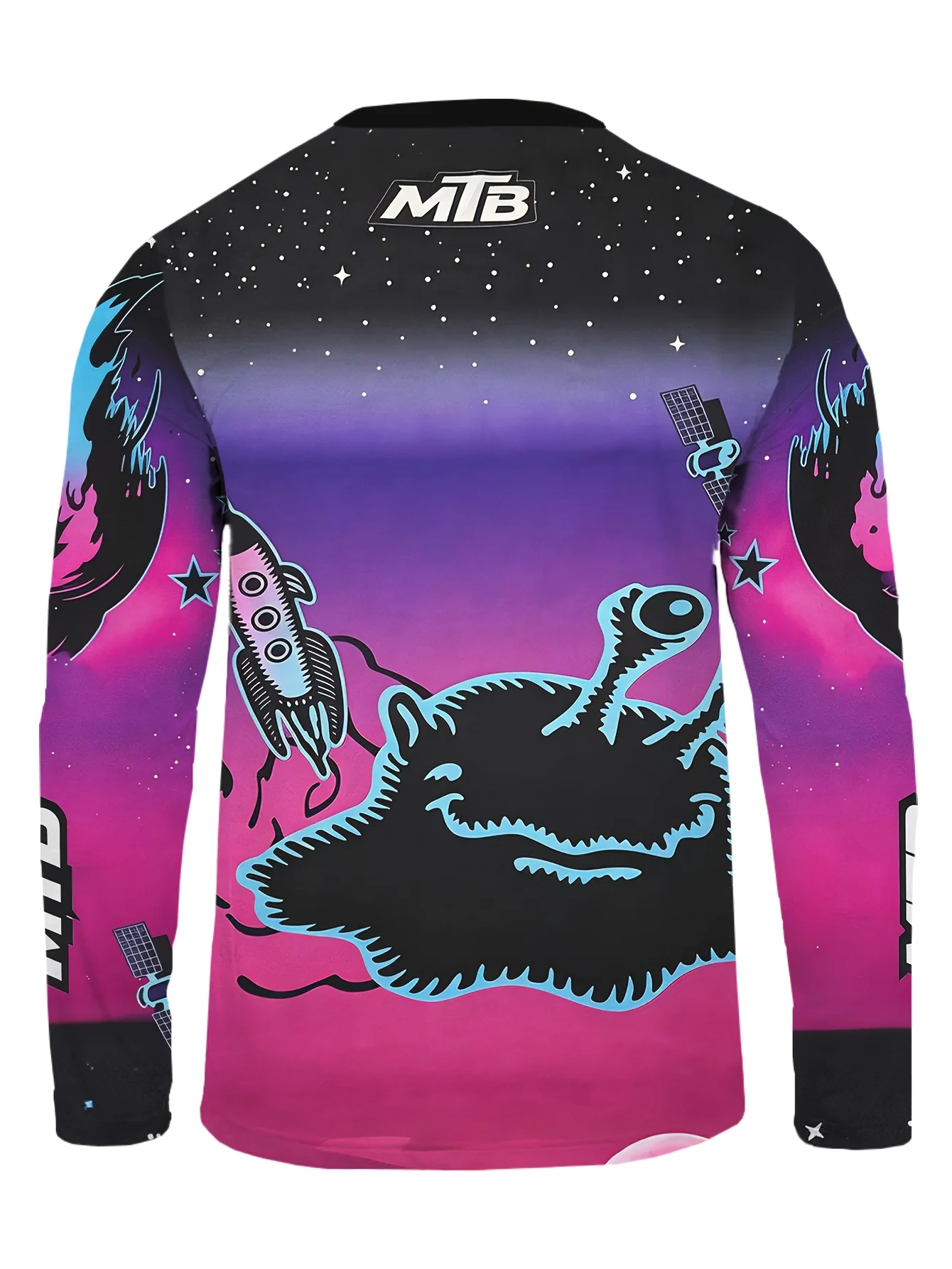 Spring Autumn MTB Long Sleeved T-shirt for Men and Women, Fashionable and Trendy, Multiple Styles, V-neck, Motorcycle T-shirt