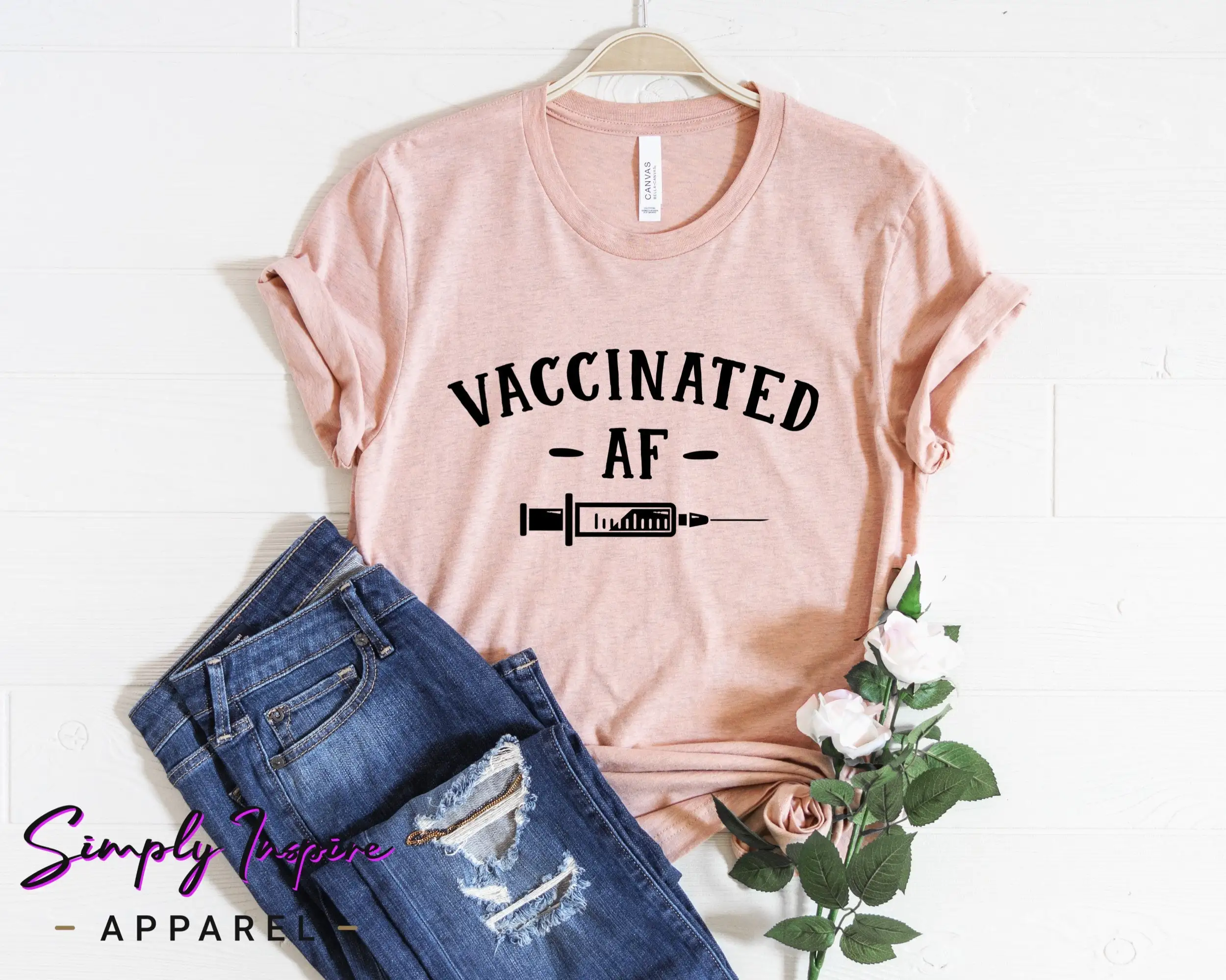 

Футболка Vaccinate Doctor Vaccine Vaccinated Af Funny Nurse Vaccines Saves Lives Sweat
