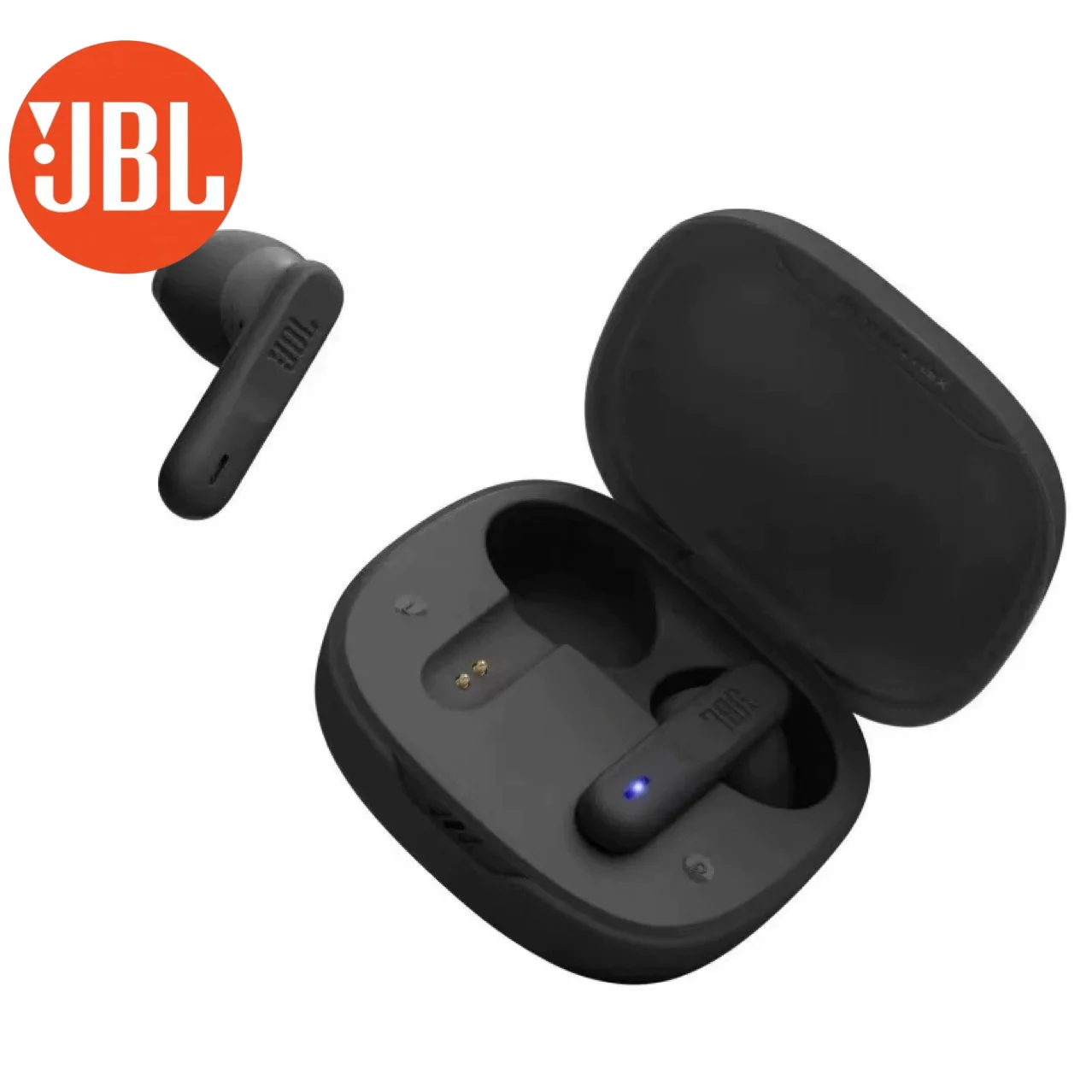 سماعات أذن JBL Wave Flex اللاسلكية الأصلية IP54 وIPX2 مقاومة للماء بتقنية TalkThru and AmbientAware بعمر 32 ساعة
