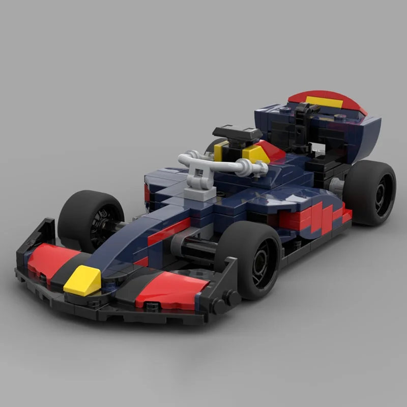 585 قطعة MOC Dallara Livery حزمة أبطال المدينة نموذج اللبنات العمارة لتقوم بها بنفسك لعبة الطوب هدية الكريسماس عيد ميلاد الاطفال #4