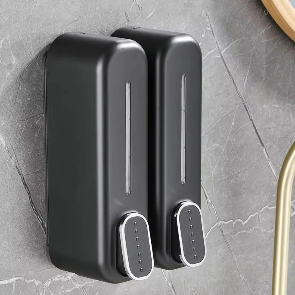 Touch-Free Wall Mount Soap Dispenser Hygienic Plastic Shower Gel Dispenser Moisture-proof Waterproof Hand Soap Dispenser