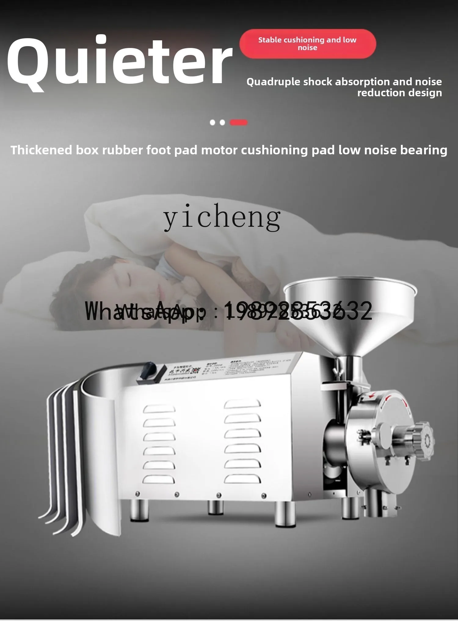 ABB Moinho de grãos inteiros comercial grande pulverizador moedor ultrafino superfície de moagem a seco pequeno moinho de milho