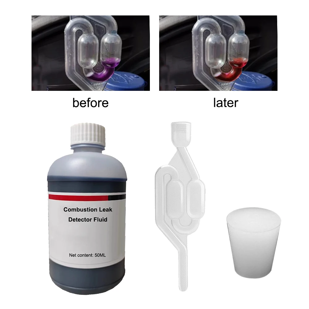 Détecteur de fuite de Combustion, testeur d'antigel et de liquide de refroidissement, testeur d'antigel automobile, sas à bulles pour brassage à domicile en forme de S