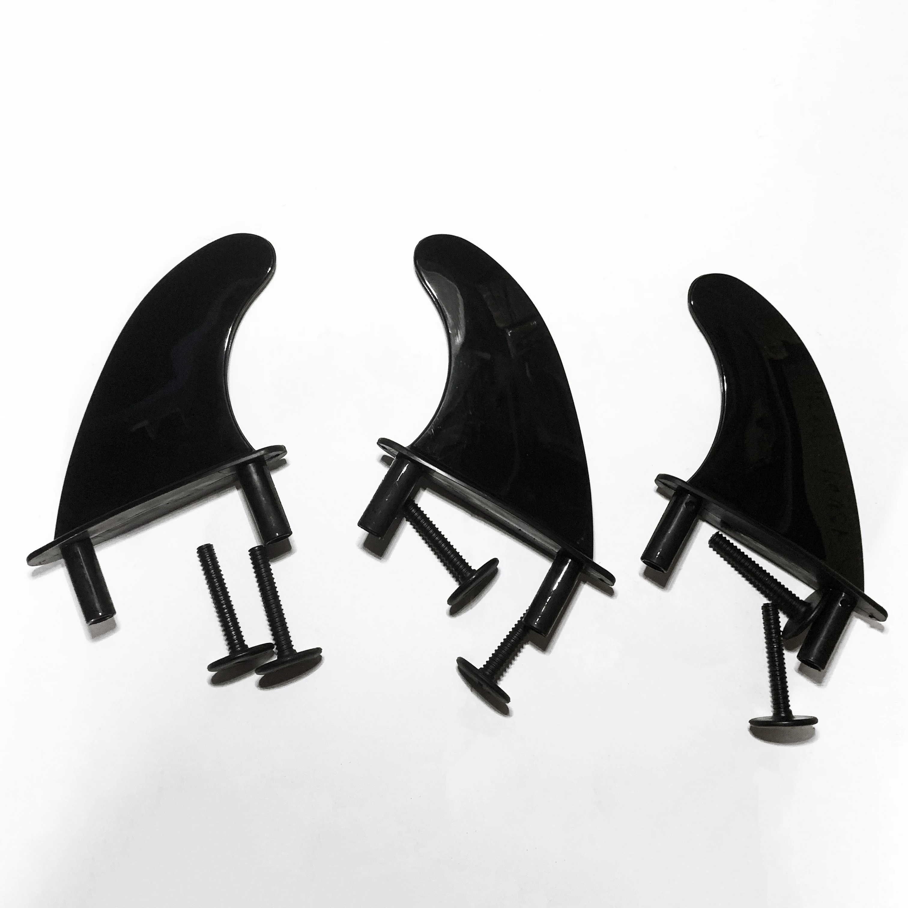 Akcesoria surfingowe 4,5-calowa płetwa surfingowa G5 z miękką cholewką i wymiennymi płetwami Śruby Plastikowa miękka płetwa ogonowa do miękkiej deski surfingowej