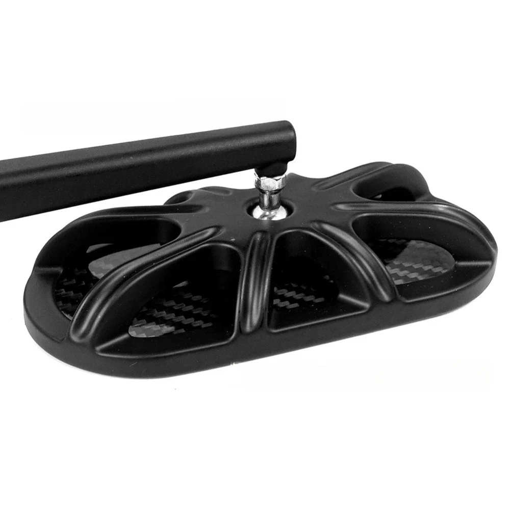 WB2 Universal Motorcycle Rear View Mirror 8mm 10mm Thread Bolt Mount Convex Wide Angle Anti Glare Glass Side Mirror