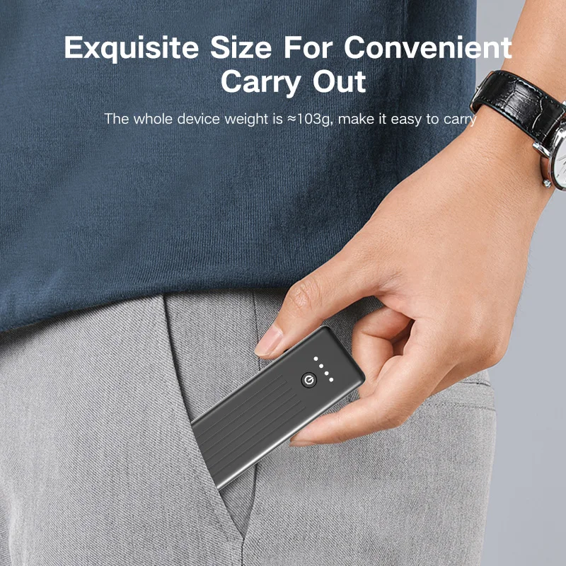 PHOMAX 핫 세일 소형 파워뱅크 파워뱅크 스테이션 LED 디지털 디스플레이 휴대폰 파워뱅크 아이폰, 화웨이, 샤오미용