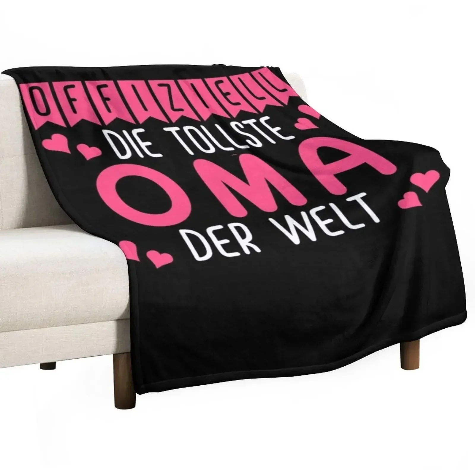 Offiziell die tollste Oma der welt Throw Blanket sofa bed Travel Blankets